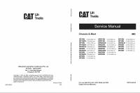 repair manual Cat GP15N to GP35N, GPE15N to GPE35N, DP15N to DP35N MC 99719-38210 Service Manual