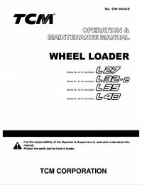 repair manual TCM Wheel Loader L27, L32-2, L35, L40 Operation and Maintenance Manual PDF
