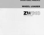 repair manual TCM Wheel Loader ZW310 Operational Principle Technical Manual PDF