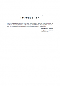 repair manual Isuzu Diesel Engine 4JJ1 Troubleshooting Manual PDF