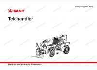 Diagnostic Software Sany Telehandler STH0844 Electrical and Hydraulic Schematics Manual PDF