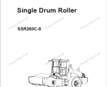 repair manual Sany Single Drum Roller SSR260C-8 Safety, Operation, and Maintenance Manual PDF