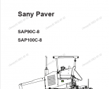 repair manual Sany Paver SAP90C-8, SAP100C-8 Safety, Operation and Maintenance Manual PDF