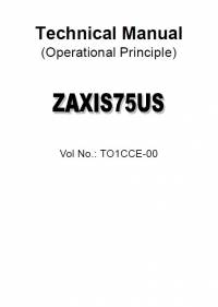 repair manual Hitachi Excavator Zaxis 75US Operational Principle Technical Manual PDF