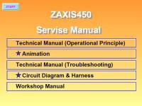 repair manual Hitachi Excavator Zaxis 450 Technical & Workshop Manuals & Circuit Diagrams PDF