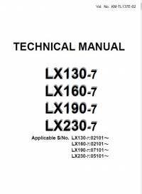 repair manual Hitachi Wheel Loader LX130-7, LX160-7, LX190-7, LX230-7 Technical Manual PDF