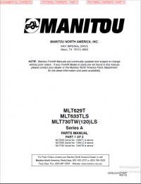spare parts catalog Manitou Forklift MLT629T, MLT633TLS, MLT730TW-120-LS Series A Parts Manual PDF