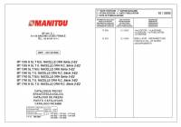 spare parts catalog Manitou MT1335 H SL, MT1340 SL, MT1740 SL, MT1745 H SL Series 2-E2 Parts Catalog PDF