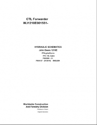 Diagnostic Software John Deere CTL Forwarder 1210E IT4 Platform F684127 C1 2016 Hydraulic Schematic PDF