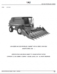 spare parts catalog John Deere 9450 SELF-PROPELLED Combine with 90 Series CORN HEAD Parts Catalog PDF