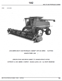 spare parts catalog John Deere 9650CTS SELF-PROPELLED Combine with 900 Series Platform Set of Parts Catalog PDF