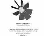 repair manual Flexxaire Control Systems FX 2000 Fan Series Special Instruction PDF