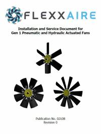 repair manual Flexxaire Gen 1 Pneumatic and Hydraulic Actuated Fans Installation & Service Document PDF