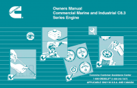 repair manual Cummins Commercial Marine and Industrial C8.3 Series Engine Owners Manual PDF
