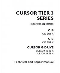repair manual Iveco Engines C10 ENT X, C13 ENT X, Cursor G-Drive X Technical & Repair Manual PDF