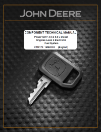 repair manual John Deere 4.5 & 6.8 L Diesel Engine Level 4 Electronic Fuel System CMT170