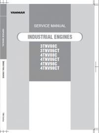 repair manual Yanmar Industrial Engines 3TNV88C/86CT and 4TNV88C/86CT/98C/98CT Service Manual PDF