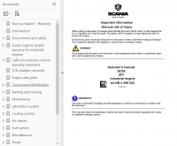 repair manual Scania DC09 & DC13 Industrial engines with XPI Instructions and Manuals PDF
