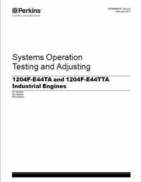 repair manual Perkins Industrial Engines 1204F Series Systems Operation Testing And Adjusting PDF Manual