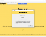 Diagnostic Software Hyster PC Service Tool 5.4 Programming Level 06/2024 Diagnostic Software