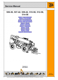 repair manual JCB Teletruks 506-36, 507-42, 509-42, 510-56, 512-56, 514-56 Service Manual PDF