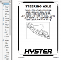 repair manual Hyster Class 5 For H177 (H2.00-H3.20XM Europe) Internal Combustion Engine Trucks PDF Manual