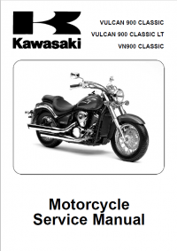 repair manual Kawasaki VULCAN 900 Classic, VULCAN 900 Classic LT, VN 900 Classic Motorcycle Service Manual PDF