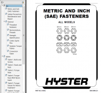 repair manual Hyster Class 4 For D024 (S135FT,S155FT) Internal Combustion Engine Trucks PDF Manual