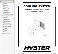 repair manual Hyster Class 4 For C004 (S60-120E) Internal Combustion Engine Trucks - Cushion Tire PDF Manual