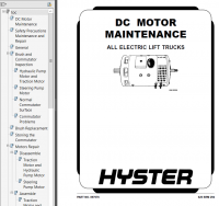 repair manual Hyster Class 2 For B264 (N30XMXDR3, N45XMXR3) Electric Motor Narrow Aisle Trucks PDF Manual