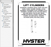 repair manual Hyster Class 2 For B470 (N25XMDR2; N30-40XMR2) Electric Motor Narrow Aisle Trucks PDF Manual