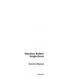 repair manual Fiat Kobelco C7, C9, C11, C15 Vibratory Rollers Single Drum Service Manual PDF