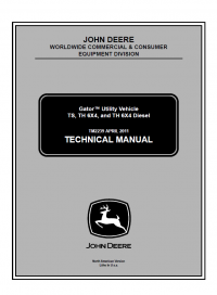 repair manual John Deere Gator Utility Vehicle TS, TH 6x4 Diesel TM2239 Technical Manual PDF