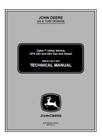 repair manual John Deere Gator Utility Vehicle HPX 4x2 & 4x4 Gas & Diesel TM2195 Technical Manual PDF