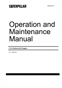 repair manual caterpillar C6.6 Industrial Engines Operation & Maintenance & Service Manuals PDF