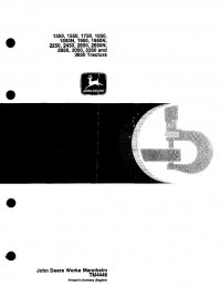repair manual John Deere Tractors 1350 1550 1750 1850 1850N 1950 1950N 2250 2450 2650 2650N 2850 3050 3350 3650