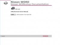 repair manual Nissan NV200 M20 ESM Service Manual
