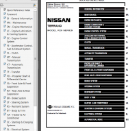 repair manual Nissan Terrano Model R20 Series 2002 Service Manual PDF