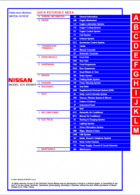 repair manual Nissan Kubistar Model X76 Series 2007 Electronic Service Manual