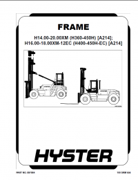 repair manual Hyster Class 5 Internal Combustion Engine Trucks PDF Service Manuals