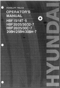 repair manual Hyundai Forklift Trucks Set of PDF Manuals
