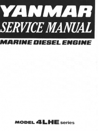 repair manual Yanmar Marine Diesel Engine 4LHE Series Service Manual PDF