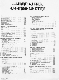 repair manual Yanmar Marine Diesel Engine 4JH(B)E, 4JH-T(B)E, 4JH-HT(B)E, 4JH-DT(B)E Service Manual PDF