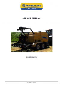 repair manual New Holland BR6090 Combi Round Baler Service Manual PDF