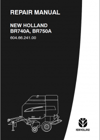 repair manual New Holland BR740A & BR750A Round Baler Repair Manual PDF