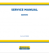 repair manual New Holland BB9090 Square Baler Service Manual PDF