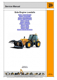 repair manual JCB Side Engine Loadalls 526, 531, 533, 535, 536, 541, 550 Series Service Manual PDF