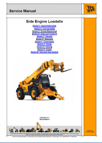 repair manual JCB Side Engine Loadalls 535, 540 Series Service Manual PDF