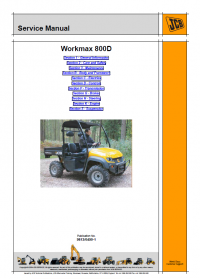 repair manual JCB Workmax 800D Service Manual PDF