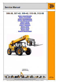 repair manual JCB Teletruks 506-36, 507-42, 509-42, 510-56, 512-56 Service Manual PDF